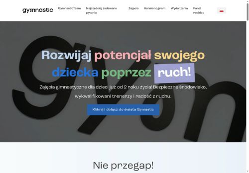 GYMNASTIC SPÓŁKA Z OGRANICZONĄ ODPOWIEDZIALNOŚCIĄ